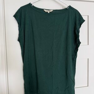 78 & Sunny, Women's Green Boatneck Top, Size L